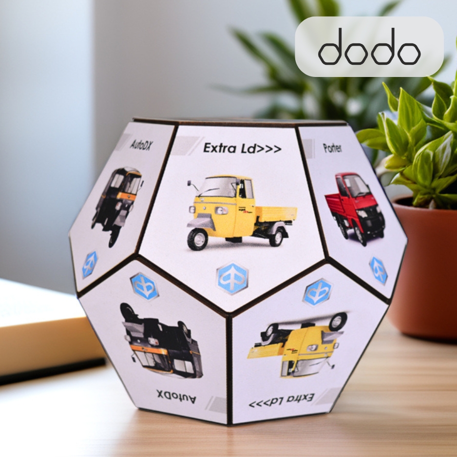 Dodo Ball Calendar 2026 | Customized 12-Sided MDF Desk Calendar ...